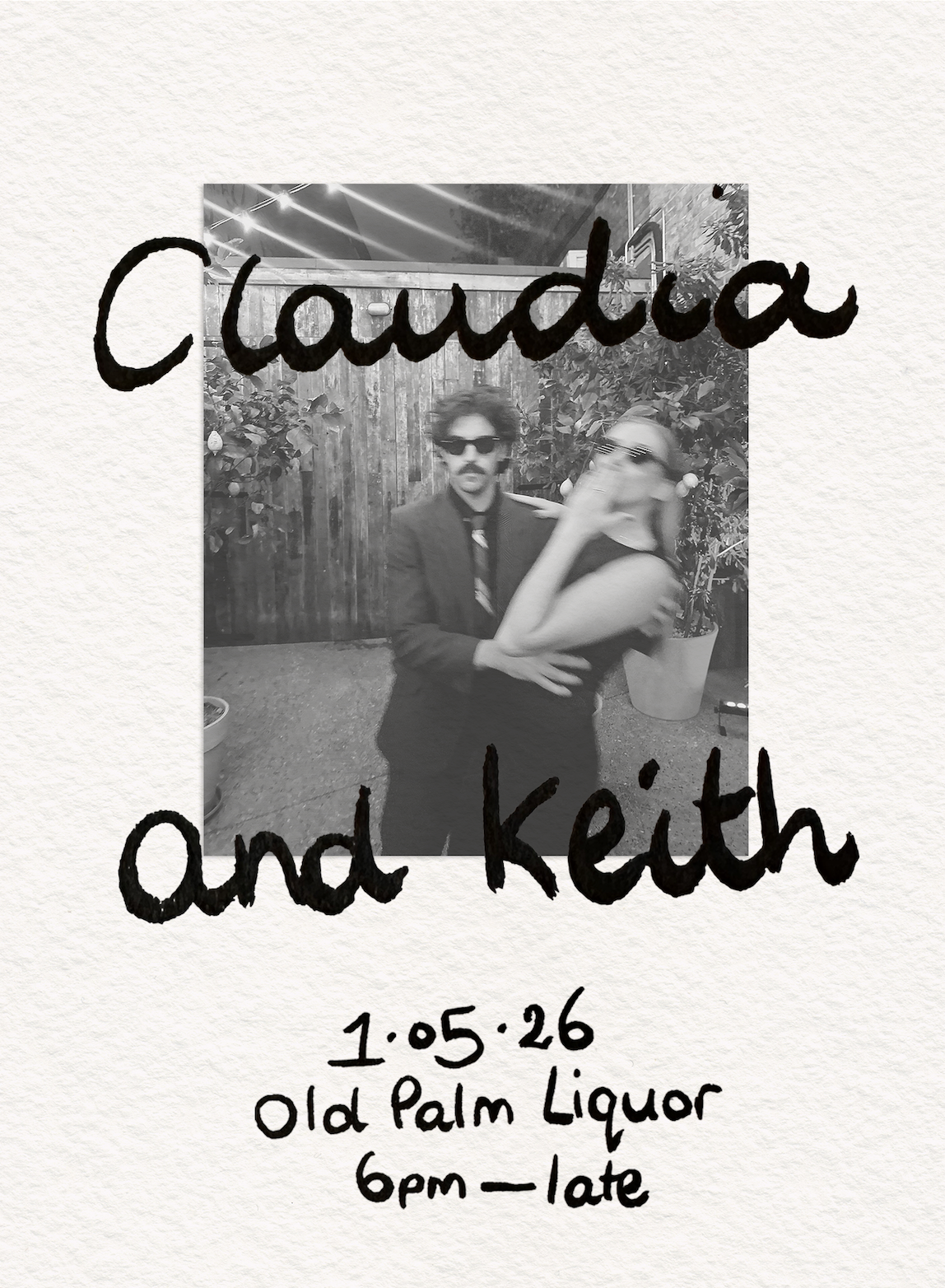 Keith & Claudia Wedding Invitation